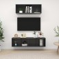 2-tlg. TV-Schrank-Set Hochglanz-Grau Holzwerkstoff 2-tlg. TV-Schrank-Set Hochglanz-Grau Holzwerkstoff
