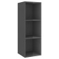 2-tlg. TV-Schrank-Set Hochglanz-Grau Holzwerkstoff 2-tlg. TV-Schrank-Set Hochglanz-Grau Holzwerkstoff