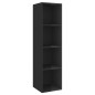 vidaXL 2-tlg. TV-Schrank-Set Hochglanz-Schwarz Holzwerkstoff vidaXL 2-tlg. TV-Schrank-Set Hochglanz-Schwarz Holzwerkstoff