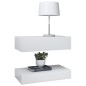 LED-Nachttische 2 Stk. Weiß 60x35 cm Holzwerkstoff