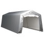 vidaXL Lagerzelt 300x750 cm Stahl Grau vidaXL Lagerzelt 300x750 cm Stahl Grau