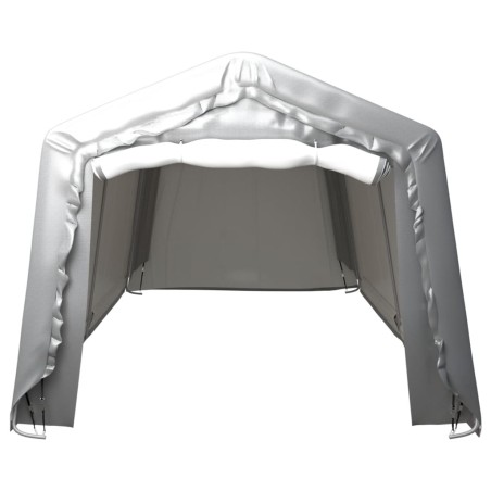 vidaXL Lagerzelt 300x750 cm Stahl Grau  