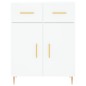 Highboard Weiß 69,5x34x180 cm Holzwerkstoff Highboard Weiß 69,5x34x180 cm Holzwerkstoff
