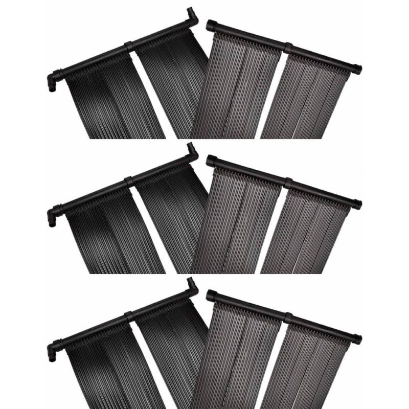 Solar-Panel Poolheizung 6 Stk. 80x620 cm Solar-Panel Poolheizung 6 Stk. 80x620 cm