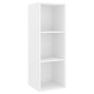 vidaXL 3-tlg. TV-Schrank-Set Weiß Holzwerkstoff vidaXL 3-tlg. TV-Schrank-Set Weiß Holzwerkstoff