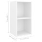 vidaXL 3-tlg. TV-Schrank-Set Weiß Holzwerkstoff vidaXL 3-tlg. TV-Schrank-Set Weiß Holzwerkstoff