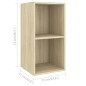 3-tlg. TV-Schrank-Set Sonoma-Eiche Holzwerkstoff 3-tlg. TV-Schrank-Set Sonoma-Eiche Holzwerkstoff