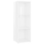 vidaXL TV-Schränke 2 Stk. Hochglanz-Weiß 107x35x37 cm Holzwerkstoff vidaXL TV-Schränke 2 Stk. Hochglanz-Weiß 107x35x37 cm Holzwerkstoff