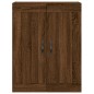 Highboard Braun Eichen-Optik 69,5x34x180 cm Holzwerkstoff Highboard Braun Eichen-Optik 69,5x34x180 cm Holzwerkstoff