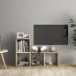TV-Schränke 2 Stk. Weiß Sonoma-Eiche 72x35x36,5cm Holzwerkstoff TV-Schränke 2 Stk. Weiß Sonoma-Eiche 72x35x36,5cm Holzwerkstoff