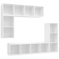 4-tlg. TV-Schrank-Set Weiß Holzwerkstoff 4-tlg. TV-Schrank-Set Weiß Holzwerkstoff