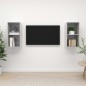 vidaXL TV-Wandschränke 2 Stk. Betongrau Holzwerkstoff vidaXL TV-Wandschränke 2 Stk. Betongrau Holzwerkstoff