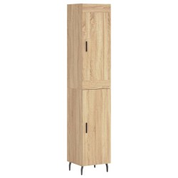 Highboard Sonoma-Eiche 34,5x34x180 cm Holzwerkstoff