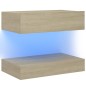 Nachttisch Sonoma-Eiche 60x35 cm Holzwerkstoff Nachttisch Sonoma-Eiche 60x35 cm Holzwerkstoff