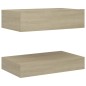 Nachttisch Sonoma-Eiche 60x35 cm Holzwerkstoff Nachttisch Sonoma-Eiche 60x35 cm Holzwerkstoff