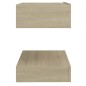 Nachttisch Sonoma-Eiche 60x35 cm Holzwerkstoff Nachttisch Sonoma-Eiche 60x35 cm Holzwerkstoff