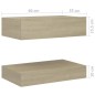 Nachttisch Sonoma-Eiche 60x35 cm Holzwerkstoff Nachttisch Sonoma-Eiche 60x35 cm Holzwerkstoff