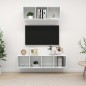 2-tlg. TV-Schrank-Set Hochglanz-Weiß Holzwerkstoff 2-tlg. TV-Schrank-Set Hochglanz-Weiß Holzwerkstoff