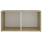 TV-Schränke 2 Stk. Weiß Sonoma-Eiche 72x35x36,5cm Holzwerkstoff TV-Schränke 2 Stk. Weiß Sonoma-Eiche 72x35x36,5cm Holzwerkstoff