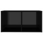 TV-Schränke 2 Stk. Hochglanz-Schwarz 72x35x36,5cm Holzwerkstoff TV-Schränke 2 Stk. Hochglanz-Schwarz 72x35x36,5cm Holzwerkstoff