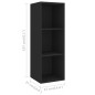 4-tlg. TV-Schrank-Set Schwarz Holzwerkstoff 4-tlg. TV-Schrank-Set Schwarz Holzwerkstoff