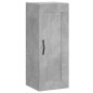 Highboard Betongrau 34,5x34x180 cm Holzwerkstoff Highboard Betongrau 34,5x34x180 cm Holzwerkstoff
