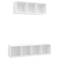 2-tlg. TV-Schrank-Set Weiß Holzwerkstoff 2-tlg. TV-Schrank-Set Weiß Holzwerkstoff