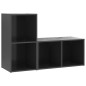 TV-Schränke 2 Stk. Grau 72x35x36,5 cm Holzwerkstoff TV-Schränke 2 Stk. Grau 72x35x36,5 cm Holzwerkstoff