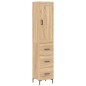 Highboard Sonoma-Eiche 34,5x34x180 cm Holzwerkstoff Highboard Sonoma-Eiche 34,5x34x180 cm Holzwerkstoff