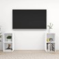 TV-Schränke 2 Stk. Hochglanz-Weiß 72x35x36,5 cm Holzwerkstoff TV-Schränke 2 Stk. Hochglanz-Weiß 72x35x36,5 cm Holzwerkstoff