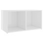 TV-Schränke 2 Stk. Hochglanz-Weiß 72x35x36,5 cm Holzwerkstoff TV-Schränke 2 Stk. Hochglanz-Weiß 72x35x36,5 cm Holzwerkstoff