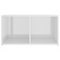 TV-Schränke 2 Stk. Hochglanz-Weiß 72x35x36,5 cm Holzwerkstoff TV-Schränke 2 Stk. Hochglanz-Weiß 72x35x36,5 cm Holzwerkstoff