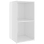 TV-Schränke 2 Stk. Hochglanz-Weiß 72x35x36,5 cm Holzwerkstoff TV-Schränke 2 Stk. Hochglanz-Weiß 72x35x36,5 cm Holzwerkstoff