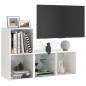 vidaXL TV-Schränke 2 Stk. Hochglanz-Weiß 72x35x36,5 cm Holzwerkstoff vidaXL TV-Schränke 2 Stk. Hochglanz-Weiß 72x35x36,5 cm Holzwerkstoff