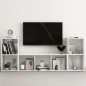 3-tlg. TV-Schrank-Set Hochglanz-Weiß Holzwerkstoff 3-tlg. TV-Schrank-Set Hochglanz-Weiß Holzwerkstoff