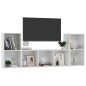 3-tlg. TV-Schrank-Set Hochglanz-Weiß Holzwerkstoff 3-tlg. TV-Schrank-Set Hochglanz-Weiß Holzwerkstoff