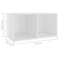 3-tlg. TV-Schrank-Set Hochglanz-Weiß Holzwerkstoff 3-tlg. TV-Schrank-Set Hochglanz-Weiß Holzwerkstoff
