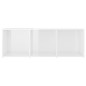 vidaXL TV-Schränke 3 Stk. Hochglanz-Weiß 107x35x37 cm Holzwerkstoff vidaXL TV-Schränke 3 Stk. Hochglanz-Weiß 107x35x37 cm Holzwerkstoff