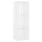 vidaXL TV-Schränke 3 Stk. Hochglanz-Weiß 107x35x37 cm Holzwerkstoff vidaXL TV-Schränke 3 Stk. Hochglanz-Weiß 107x35x37 cm Holzwerkstoff