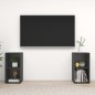 vidaXL TV-Schränke 2 Stk. Grau 72x35x36,5 cm Holzwerkstoff vidaXL TV-Schränke 2 Stk. Grau 72x35x36,5 cm Holzwerkstoff
