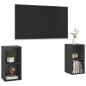 vidaXL TV-Schränke 2 Stk. Grau 72x35x36,5 cm Holzwerkstoff vidaXL TV-Schränke 2 Stk. Grau 72x35x36,5 cm Holzwerkstoff