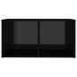 TV-Schränke 2 Stk. Hochglanz-Schwarz 72x35x36,5cm Holzwerkstoff TV-Schränke 2 Stk. Hochglanz-Schwarz 72x35x36,5cm Holzwerkstoff