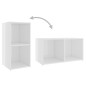 8-tlg. TV-Schrank-Set Hochglanz-Weiß Holzwerkstoff 8-tlg. TV-Schrank-Set Hochglanz-Weiß Holzwerkstoff