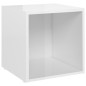 8-tlg. TV-Schrank-Set Hochglanz-Weiß Holzwerkstoff 8-tlg. TV-Schrank-Set Hochglanz-Weiß Holzwerkstoff