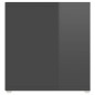 TV-Schränke 2 Stk. Hochglanz-Grau 107x35x37 cm Holzwerkstoff TV-Schränke 2 Stk. Hochglanz-Grau 107x35x37 cm Holzwerkstoff