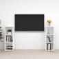 TV-Schränke 2 Stk. Hochglanz-Weiß 107x35x37 cm Holzwerkstoff TV-Schränke 2 Stk. Hochglanz-Weiß 107x35x37 cm Holzwerkstoff