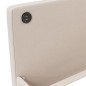 Tagesbett mit Matratze USB Creme Stoff 90x200 cm Tagesbett mit Matratze USB Creme Stoff 90x200 cm