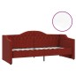 Tagesbett mit Matratze USB Weinrot Stoff 90x200 cm Tagesbett mit Matratze USB Weinrot Stoff 90x200 cm