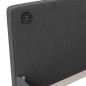 Tagesbett mit Matratze USB Dunkelgrau Stoff 90x200 cm Tagesbett mit Matratze USB Dunkelgrau Stoff 90x200 cm