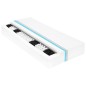 Tagesbett mit Matratze USB Dunkelgrau Stoff 90x200 cm Tagesbett mit Matratze USB Dunkelgrau Stoff 90x200 cm